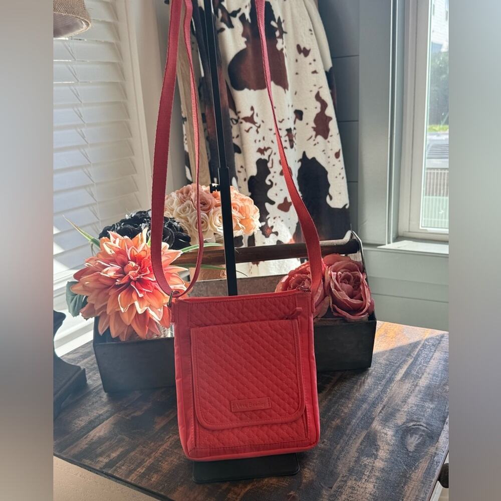 Vera Bradley Coral Crossbody with Adjustable Strap